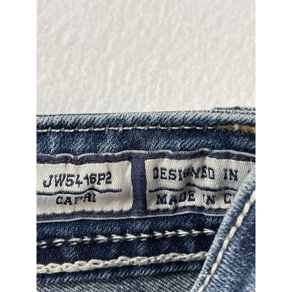 Miss Me JW5416P2 Capri Jeans Size 25 - Picture 5 of 13